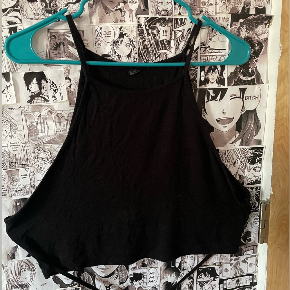 Black Women's Crop Top